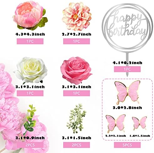 BANBALLON 14 PCS Non-Edible Cake Toppers