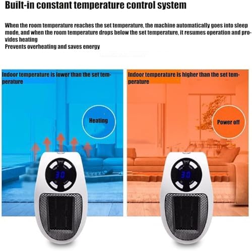 Blarie Energy Efficient Electric Space Heater with Adjustable Thermostat 1
