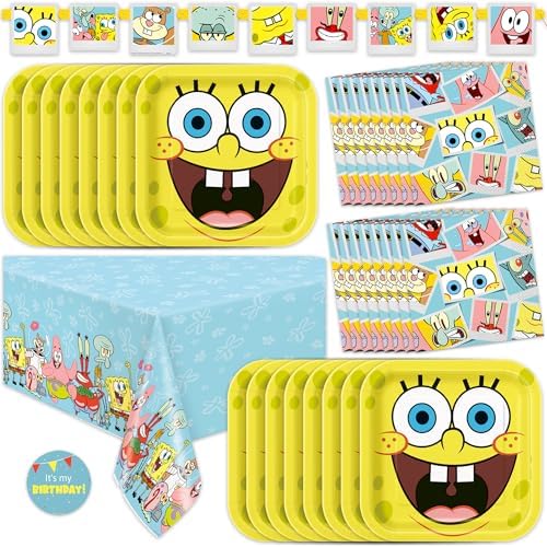 Spongebob Birthday Decorations for 16 Guests 1