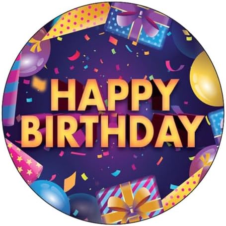 24x Cupcake Toppers - Happy Birthday Decor for Kids