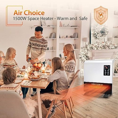 Airchoice 1500W Wall Stand Electric Heater with Timer and 3 Modes