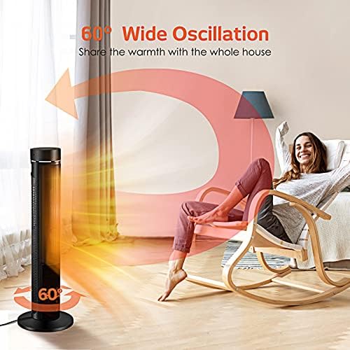 TRUSTECH 36 Inch Tower Space Heater for Large Room