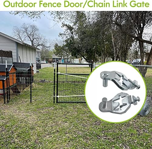 Foozet T-Post Gate Hinge Pins - Heavy Duty Steel Easy to Install