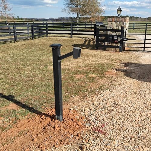 Universal Gooseneck Keypad Mount Bracket Black