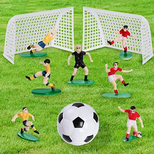 18 Piece Soccer Cake Topper Decorations Set