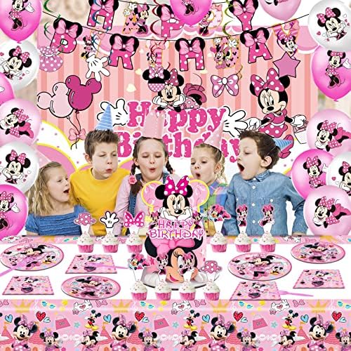 Minnie Birthday Party Decorations Set for Kids 1