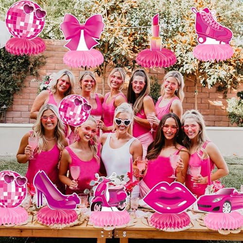 Pink Princess Party Centerpieces for Girls
