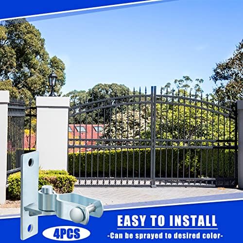 Dunzy 4 Pcs Heavy Duty Gate Hinge Set