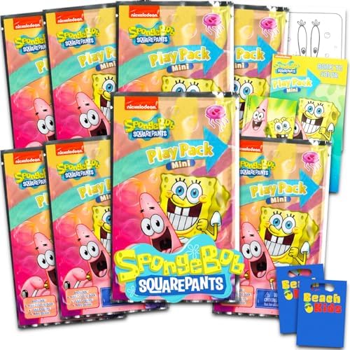 SpongeBob SquarePants 8 Pc Mini Party Favors Set