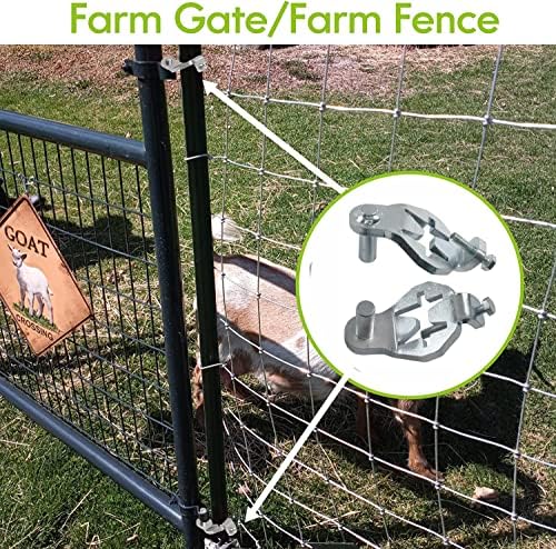 Foozet T-Post Gate Hinge Pins - Heavy Duty Steel Easy to Install