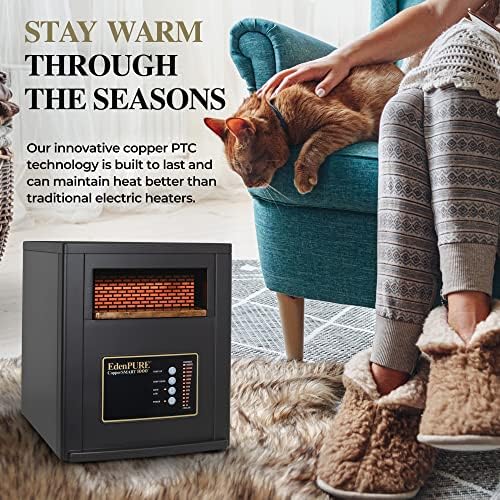 EdenPURE CopperSMART Electric Space Heater 1000-1500W