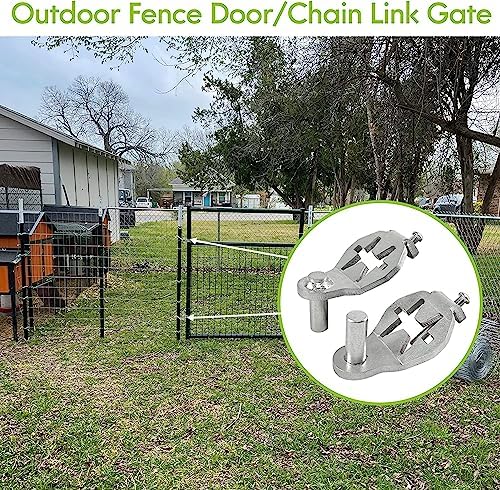 MY RUSTIC T-Post Gate Hinge Pins - Patent Heavy Duty Easy Install