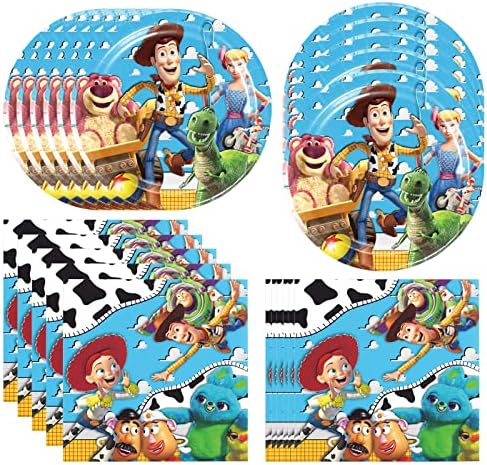 40pcs Toy Story Party Supplies Include 20 Plates 20 Napkins