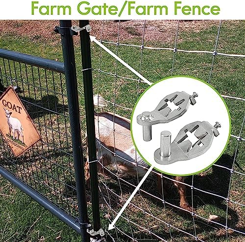 MY RUSTIC T-Post Gate Hinge Pins - Patent Heavy Duty Easy Install