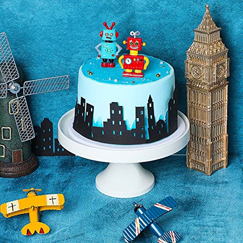 4 Piece City Scenic Cake Border Decorations