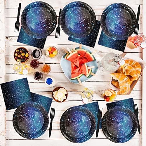 50 Pcs Space Starry Napkins Galaxy Party Decor