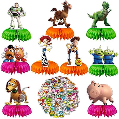9 Pcs Honeycomb Centerpieces for Kids Parties