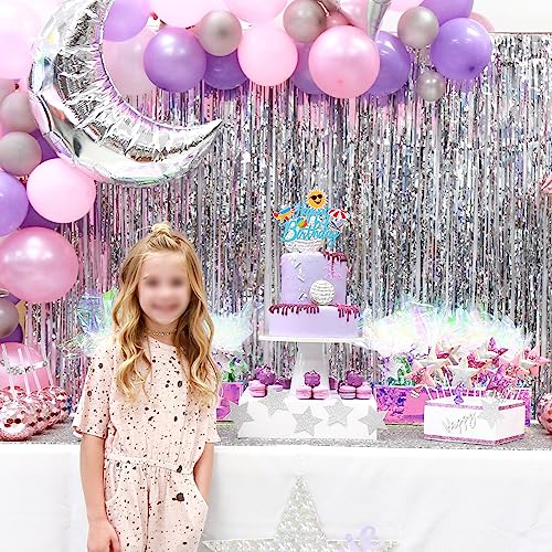 ZHUOWEISM 1PCS Glitter Ball Cake Topper Summer Beach Party Decoration
