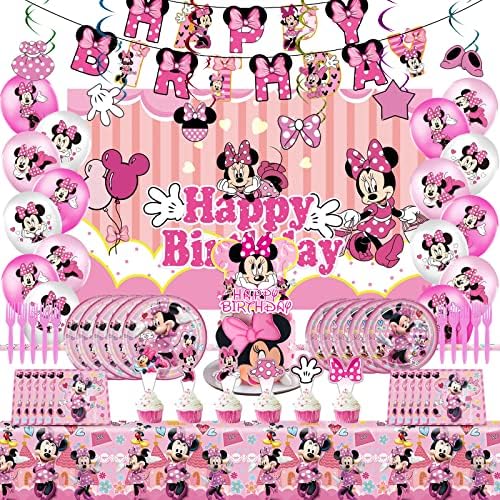 Minnie Birthday Party Decorations Set for Kids 1