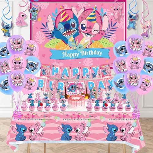 Lilo and Stitch 49PCS Birthday Decor Set 1